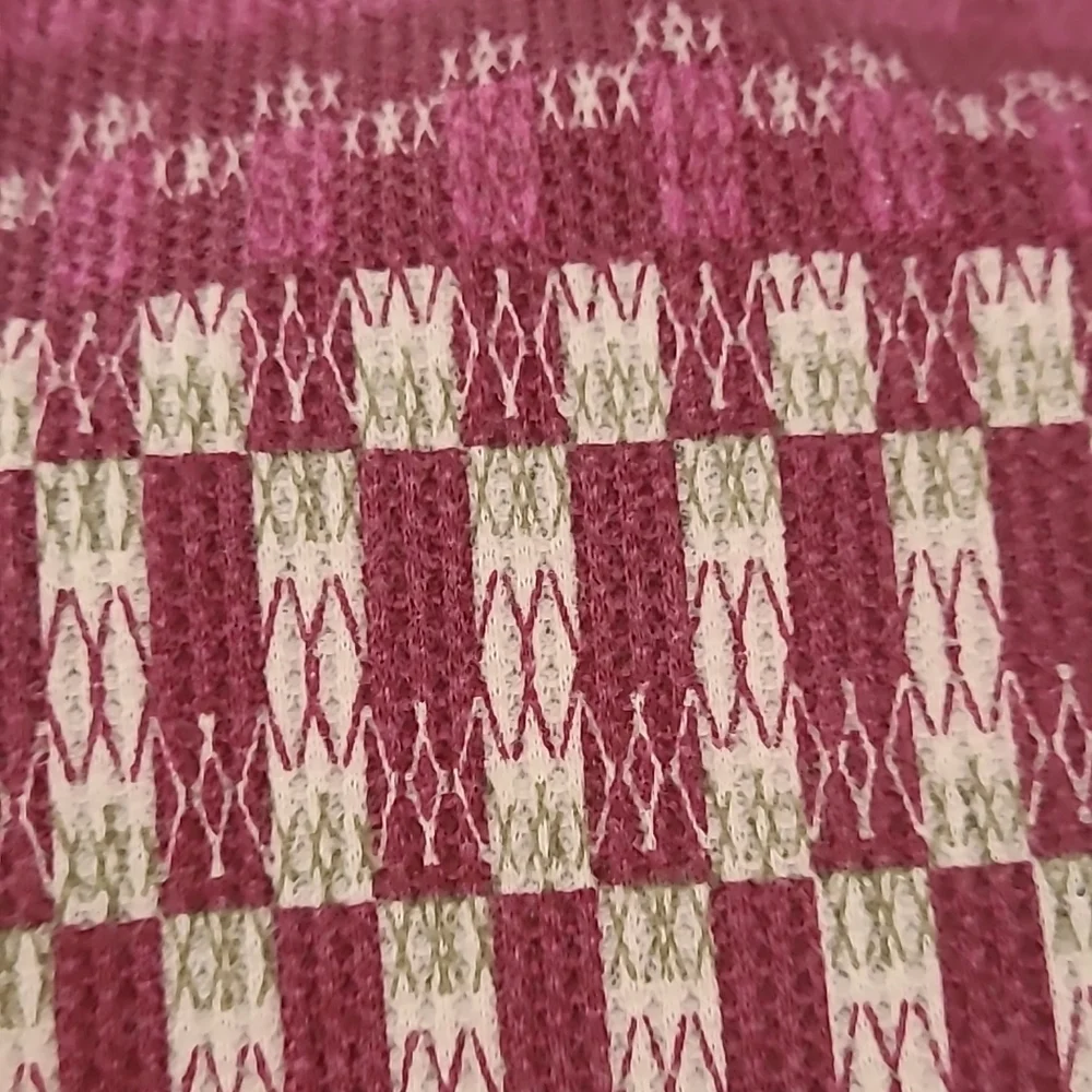 Ascend Pink Patterned Long Sleeve Top - Picture 5 of 7